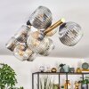Ripoll Plafondlamp, Kogellampje Goud, Zwart, 10-lichts