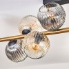 Ripoll Plafondlamp, Kogellampje Goud, Zwart, 10-lichts