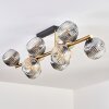 Ripoll Plafondlamp, Kogellampje Goud, Zwart, 10-lichts