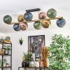 Koyoto Plafondlamp, Kogellampje Goud, Zwart, 10-lichts