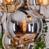 Gastor Hanglamp, Kogellampje, Hanglamp Amber, Duidelijk, Rookkleurig, 8-lichts