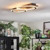 Lidor Plafondlamp LED Zwart, 1-licht