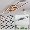Manor Plafondlamp LED Zwart, 1-licht, Afstandsbediening
