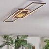 Manor Plafondlamp LED Zwart, 1-licht, Afstandsbediening
