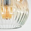 Ripoll Plafondlamp, Kogellampje Amber, Duidelijk, Rookkleurig, 5-lichts