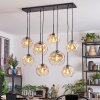 Ripoll Hanglamp, Kogellampje, Hanglamp Amber, Duidelijk, 8-lichts