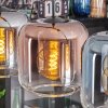Lauden Hanglamp, Hanglamp Blauw, Groen, Duidelijk, Koperkleurig, Rookkleurig, 4-lichts