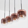 Lauden Hanglamp, Hanglamp Duidelijk, Koperkleurig, 4-lichts