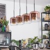 Lauden Hanglamp, Hanglamp Duidelijk, Koperkleurig, 4-lichts