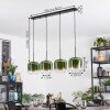 Lauden Hanglamp, Hanglamp Groen, Duidelijk, 4-lichts