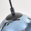 Koyoto Hanglamp, Kogellampje, Hanglamp Natuurlijke kleuren, Zwart, 5-lichts