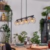 Ripoll Hanglamp, Kogellampje, Hanglamp Amber, Duidelijk, 4-lichts