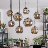 Ripoll Hanglamp, Kogellampje, Hanglamp Rookkleurig, 8-lichts