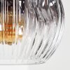 Ripoll Hanglamp, Kogellampje, Hanglamp Amber, Duidelijk, Rookkleurig, 6-lichts