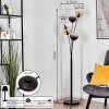 Koyoto Kogellampje, Staande lamp Amber, Duidelijk, Rookkleurig, 5-lichts