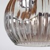 Ripoll Plafondlamp, Kogellampje Natuurlijke kleuren, Zwart, 3-lichts