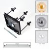Gastor Plafondlamp, Kogellampje Amber, Duidelijk, Rookkleurig, 5-lichts