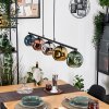 Ripoll Hanglamp, Kogellampje, Hanglamp Blauw, Chroom, Goud, Groen, Koperkleurig, Rookkleurig, 5-lichts