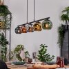Ripoll Hanglamp, Kogellampje, Hanglamp Blauw, Chroom, Goud, Groen, Koperkleurig, Rookkleurig, 5-lichts