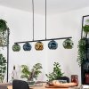 Ripoll Hanglamp, Kogellampje, Hanglamp Blauw, Goud, Groen, 5-lichts