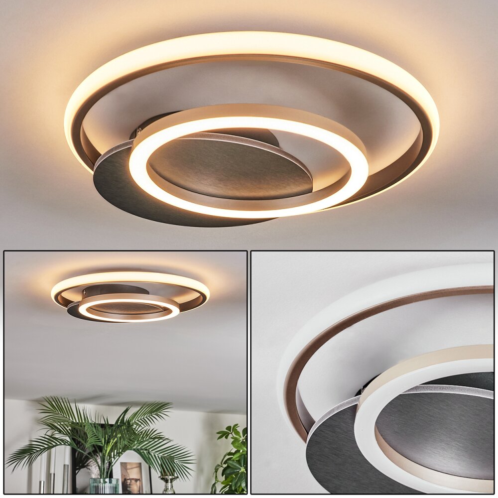 Lynor Plafondlamp LED Antraciet, Zwart, 1-licht main product photo