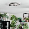 Lynor Plafondlamp LED Antraciet, Zwart, 1-licht