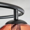 Gastor Plafondlamp, Kogellampje 37 cm Blauw, Groen, Koperkleurig, 3-lichts