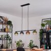 Koyoto Hanglamp, Kogellampje, Hanglamp Blauw, Groen, Duidelijk, Koperkleurig, 4-lichts Koyoto Hanglamp, Kogellampje, Hanglamp Blauw, Groen, Duidelijk, Koperkleurig, 4-lichts