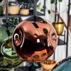 Ripoll Hanglamp, Kogellampje, Hanglamp Blauw, Goud, Groen, Koperkleurig, 6-lichts