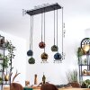 Ripoll Hanglamp, Kogellampje, Hanglamp Blauw, Goud, Groen, Koperkleurig, 6-lichts
