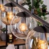 Gastor Hanglamp, Kogellampje, Hanglamp Amber, Duidelijk, Rookkleurig, 5-lichts