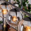 Gastor Hanglamp, Kogellampje, Hanglamp Amber, Duidelijk, Rookkleurig, 5-lichts