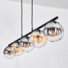 Gastor Hanglamp, Kogellampje, Hanglamp Amber, Duidelijk, Rookkleurig, 5-lichts