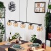 Ripoll Hanglamp, Kogellampje, Hanglamp Amber, 5-lichts