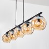 Ripoll Hanglamp, Kogellampje, Hanglamp Amber, 5-lichts