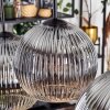 Koyoto Hanglamp, Kogellampje, Hanglamp Duidelijk, Rookkleurig, 6-lichts
