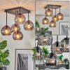 Koyoto Plafondlamp, Kogellampje 37 cm Rookkleurig, 5-lichts