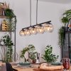 Koyoto Hanglamp, Kogellampje, Hanglamp Amber, Duidelijk, 5-lichts