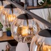 Koyoto Hanglamp, Kogellampje, Hanglamp Amber, Duidelijk, 5-lichts