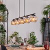 Koyoto Hanglamp, Kogellampje, Hanglamp Amber, 5-lichts