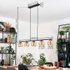 Koyoto Hanglamp, Kogellampje, Hanglamp Amber, 5-lichts