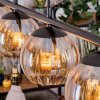 Koyoto Hanglamp, Kogellampje, Hanglamp Amber, 5-lichts