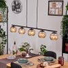 Koyoto Hanglamp, Kogellampje, Hanglamp Amber, 5-lichts
