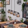 Ripoll Hanglamp, Kogellampje, Hanglamp Rookkleurig, 4-lichts