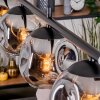 Ripoll Hanglamp, Kogellampje, Hanglamp Rookkleurig, 4-lichts