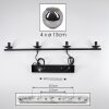 Ripoll Hanglamp, Kogellampje, Hanglamp Rookkleurig, 4-lichts
