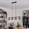 Ripoll Hanglamp, Kogellampje, Hanglamp Rookkleurig, 4-lichts