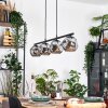 Ripoll Hanglamp, Kogellampje, Hanglamp Rookkleurig, 4-lichts