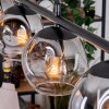 Ripoll Hanglamp, Kogellampje, Hanglamp Duidelijk, Rookkleurig, 4-lichts
