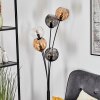 Koyoto Kogellampje, Staande lamp Amber, Duidelijk, Rookkleurig, 5-lichts